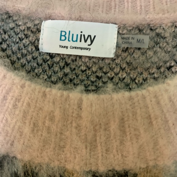 Bluivy Pink Leopard Print Sweater - Picture 7 of 7